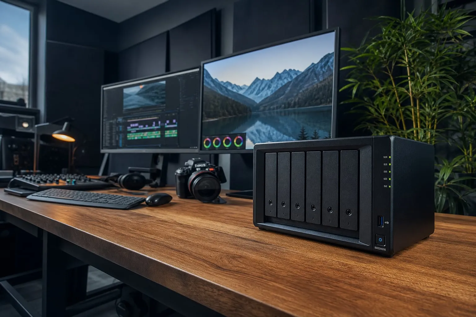 NAS para editar vídeo em 4K: fluxo rápido, seguro e local