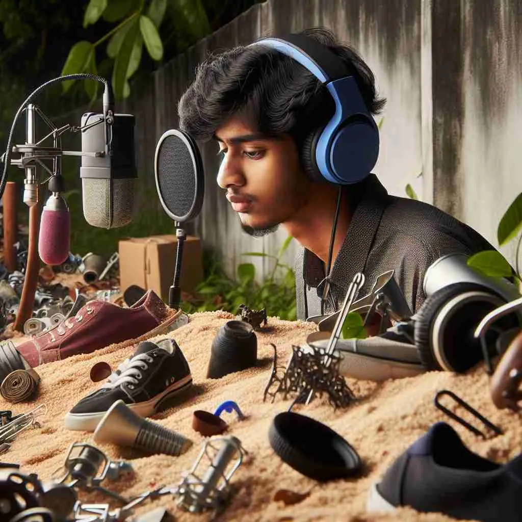 Gravação de Foley para Projetos Amadores: técnicas e equipamentos